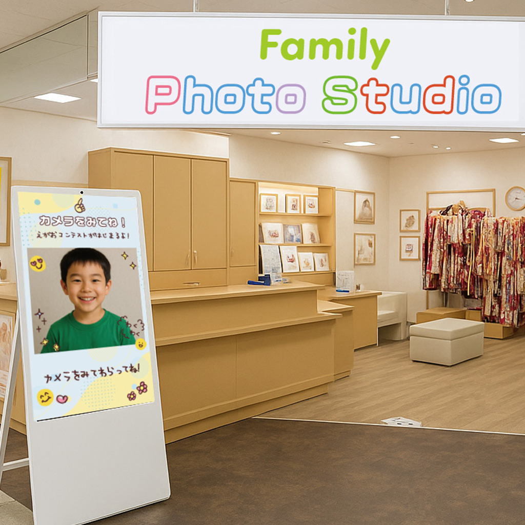 ショップの店頭前